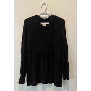 Aerie Women Black Pullover Sweater Size Medium